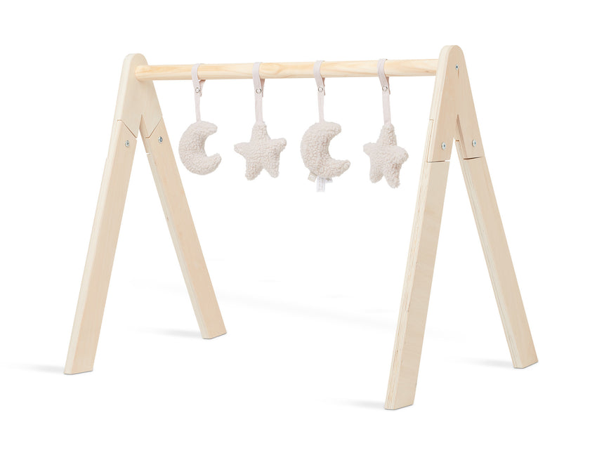 Jollein Babygym Speeltjes Moon Nougat 4st