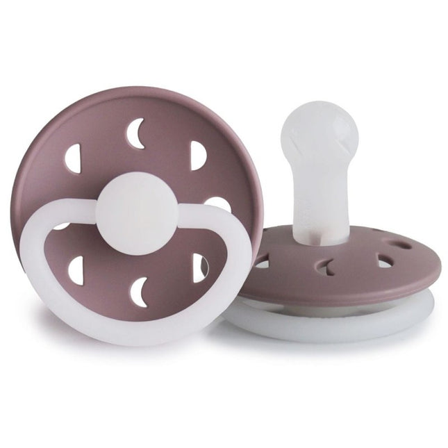 Frigg Speen Maat 2 Moon Night Twilight Mauve Silicone