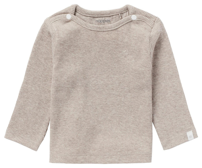 Noppies Baby Shirt Natal Taupe Melange