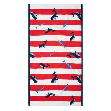 Swim Essentials Strandlaken Walvis Rood 135X65Cm