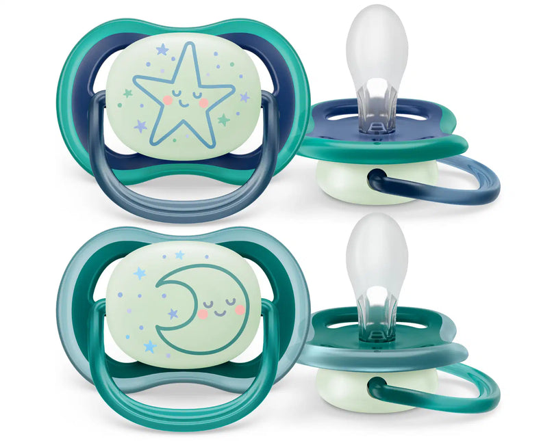 Philips Avent Fopspeen +6 Maanden Air Night Ster/Maan