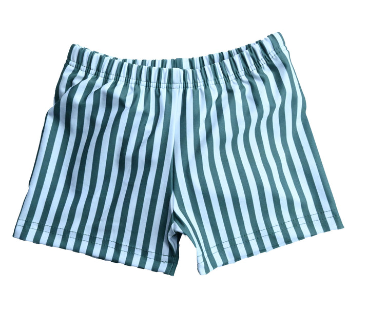 Slipstop Zwembroek Kind Green Bay Stripe