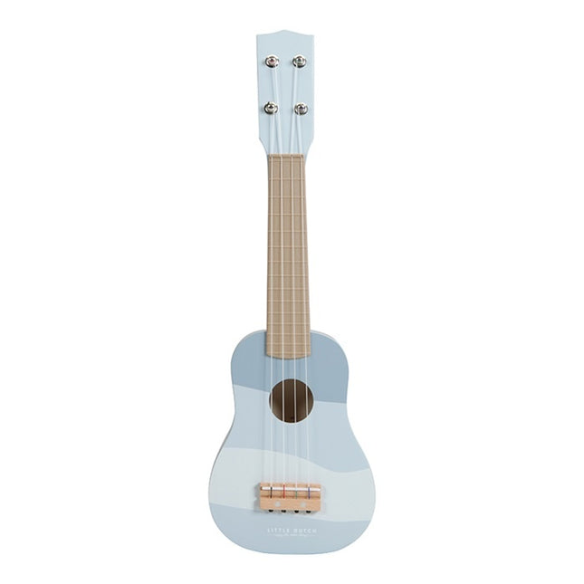 Little Dutch Houten Speelgoed Gitaar Blue