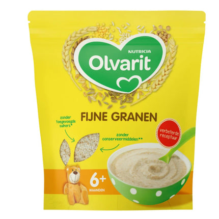 Olvarit Babyvoeding Fijne Granen 6+ Maanden