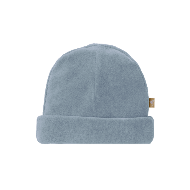 Fresk Babymutsje Velours Blue Fog