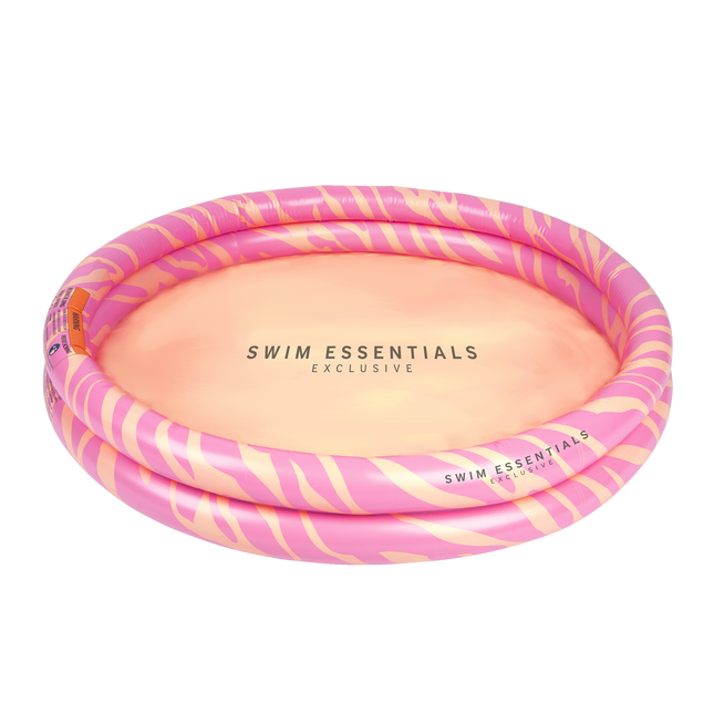 Swim Essentials Zwembad Kind Roze Zebra 1M