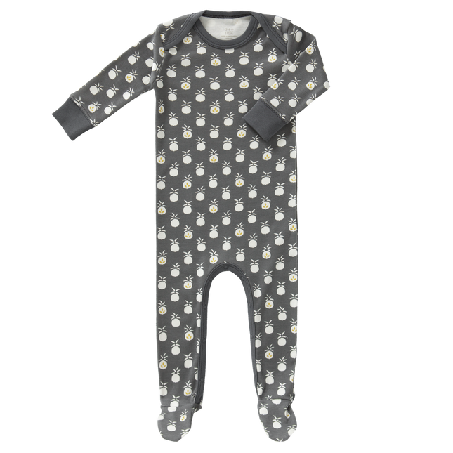 Fresk Baby Pyjama Met Voet Pineapple Antraciet