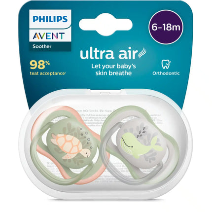 Philips Avent Fopspeen +6 Maanden Air Dieren Mix