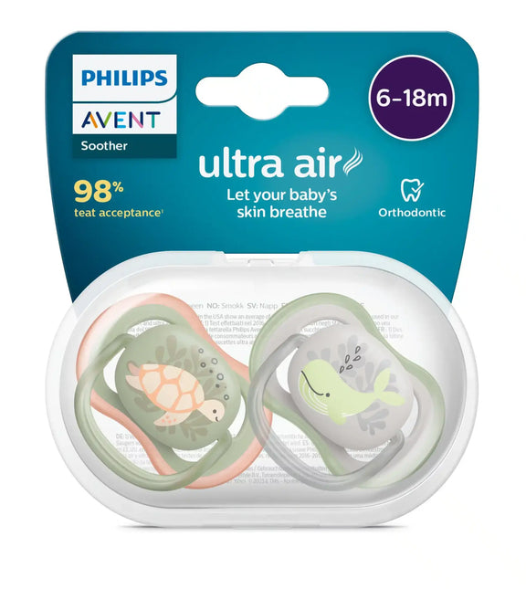 Smoczek Philips Avent +6 miesięcy Air Animals Mix