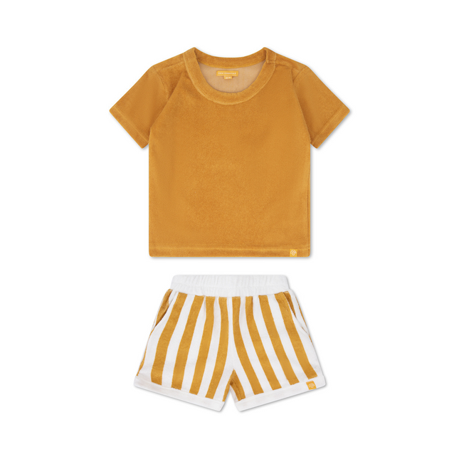 Swim Essentials Kleding Set Terry Cloth Yellow