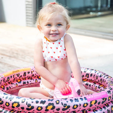 Swim Essentials Zwembad Baby Panterprint Rose Goud 60Cm
