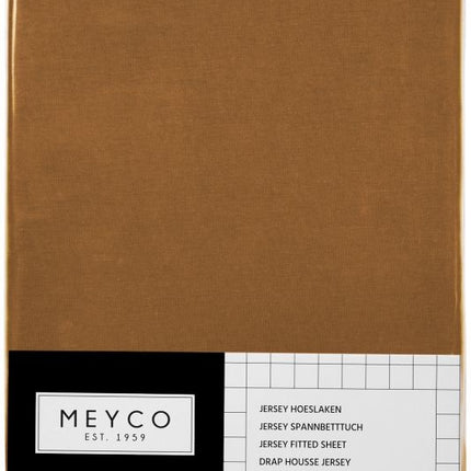 Meyco Hoeslaken Jersey Camel 40x80/90 cm