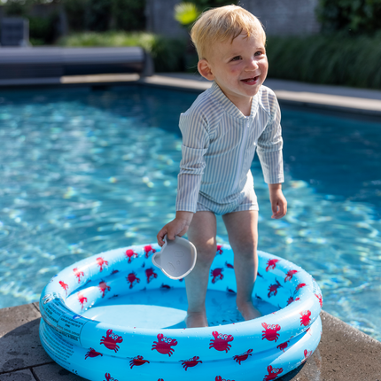 Swim Essentials Uv Zwempak Strepen Blauw Wit Babywinkel