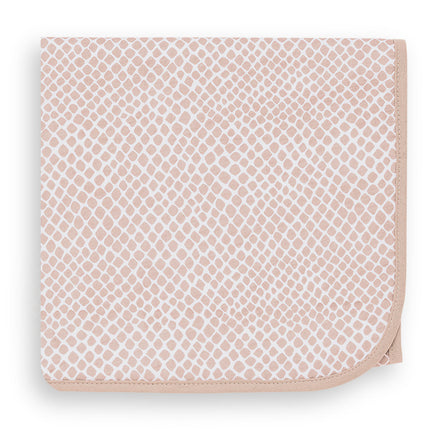 Jollein Wiegdeken Jersey Snake Pale Pink 75x100cm