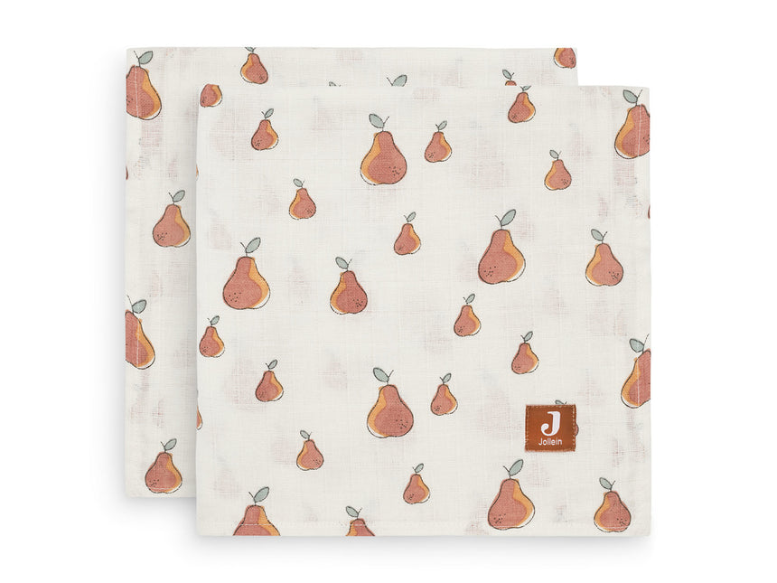 Jollein Hydrofiele Doek Pear 115x115cm 2st