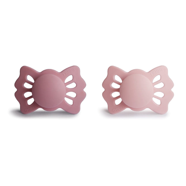 Frigg Speen Maat 1 Lucky Cedar/Baby Pink Silicone 2-Pack