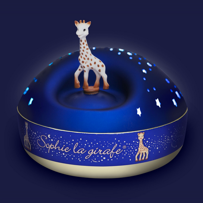 Sophie de Giraf Nachtlampje Sterrenprojector Blauw