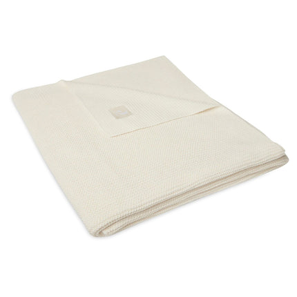 Jollein Ledikantdeken Basic Knit Ivory 100x150cm