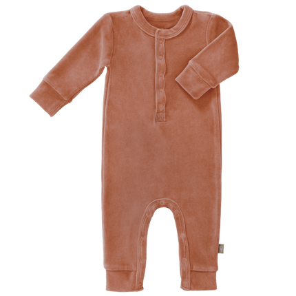 Fresk Baby Pyjama Velours Ash Rose