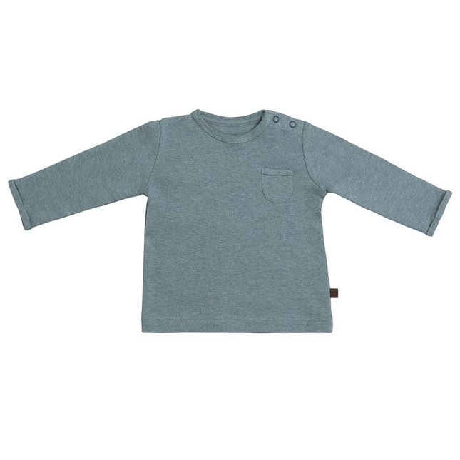 Baby's Only Baby Shirt Melange Stonegreen