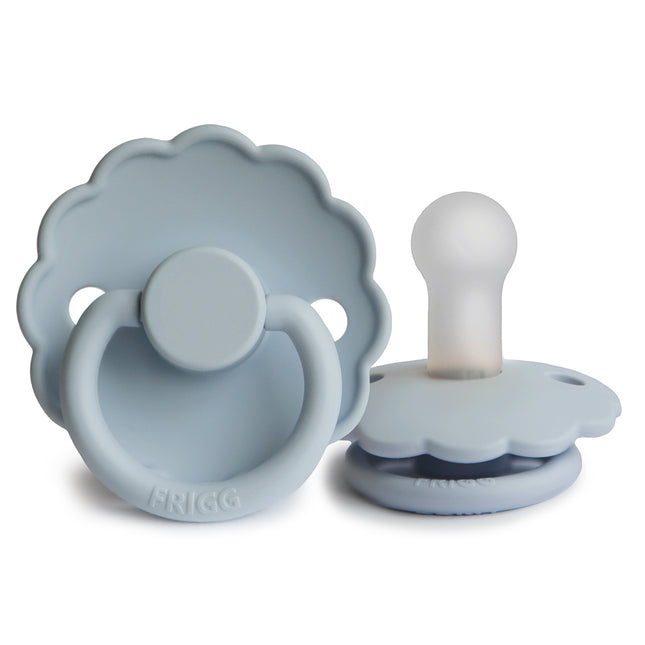 Frigg Speen Maat 1 Daisy Powder Blue Silicone