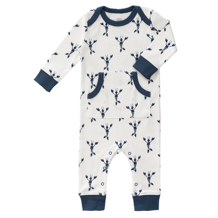 Fresk Baby Pyjama Zonder Voet Lobster Indigo Blue