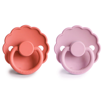 Frigg Speen Maat 2 Daisy Poppy/Lupine Silicone 2-Pack