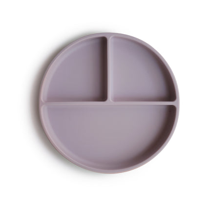 Mushie Baby Bordje Silicone Soft Lilac