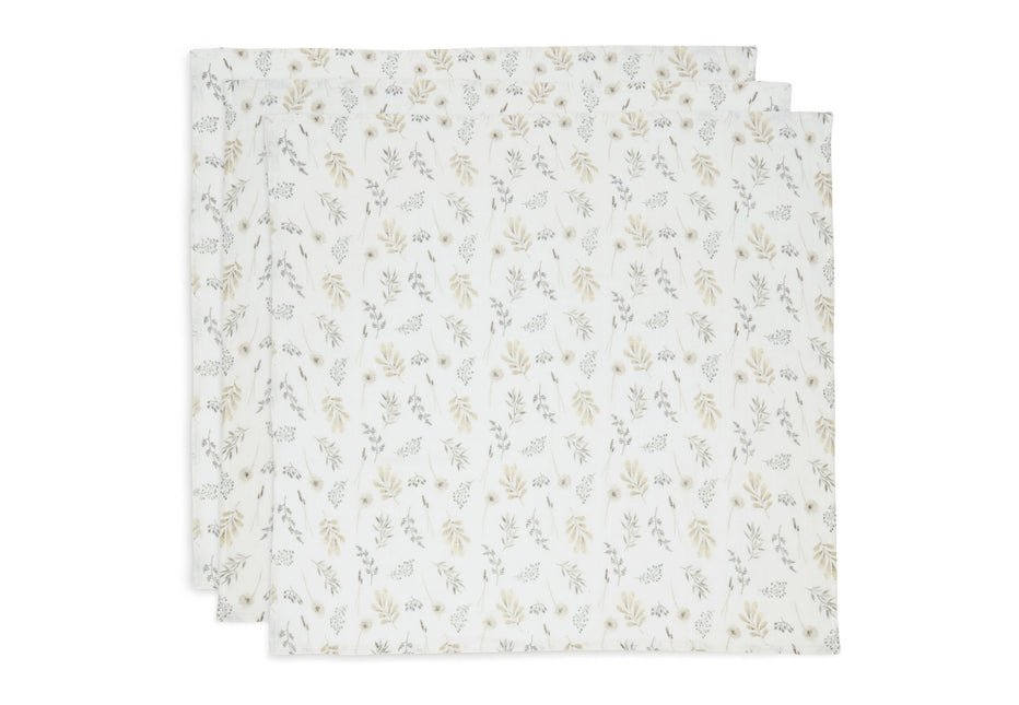 Jollein Hydrofiele Doek Small Wild Flowers 70x70cm 3st