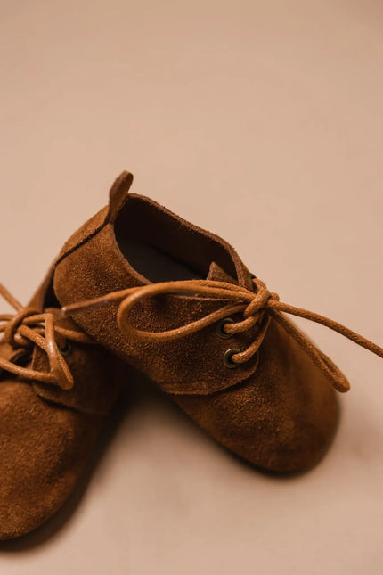 Baby Dutch Baby Schoentjes Nova Camel Suede