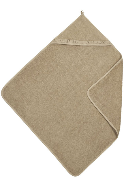 Meyco Badcape Baby Ruffle Taupe 80X80cm