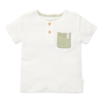 Little Dutch Baby Shirt Korte Mouwen Off White Farm Life