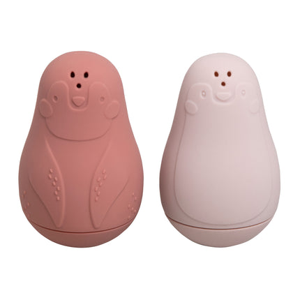 Baby's Only Badspeelgoed Pingu√ØNs Stone Red/Oud Roze 2St