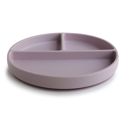 Mushie Baby Bordje Silicone Soft Lilac