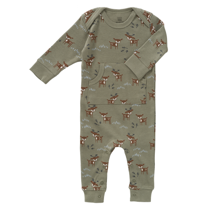Fresk Baby Pyjama Deer Olive