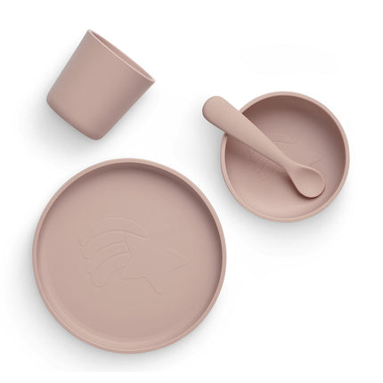 Jollein Kinder Servies Siliconen Pale Pink