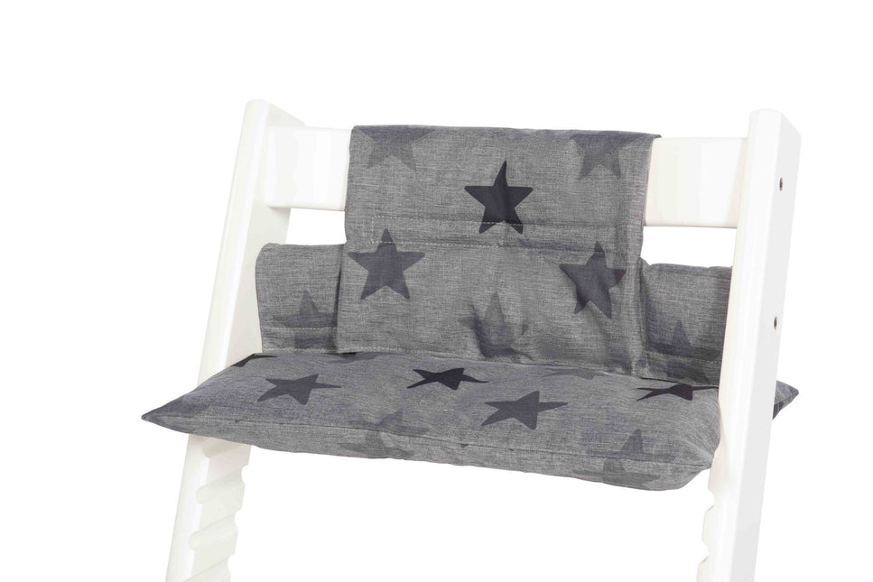 Dooky Stoelverkleiner Kussenset Tripp Trapp Grey Stars