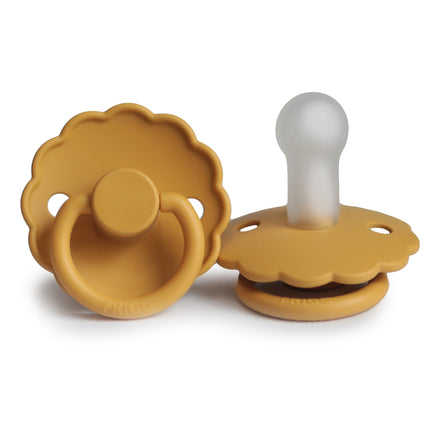 Frigg Speen Maat 1 Daisy Honey Gold Silicone