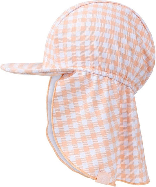 Swim Essentials Sun Hat Baby Uv Apricot Orange Ochrona szyi