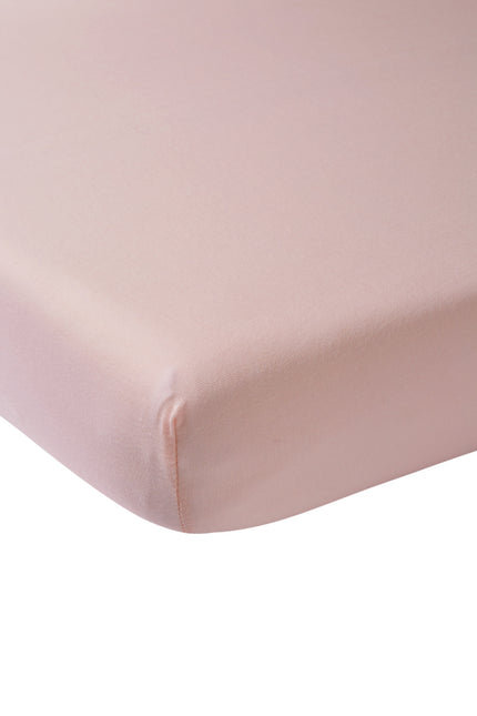 Meyco Hoeslaken Jersey Oudroze 60x120cm