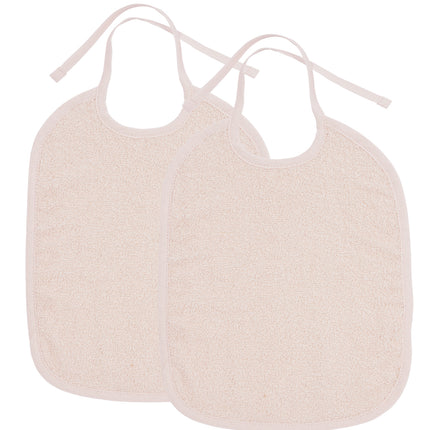 Meyco Slabbetje 2St Basic Badstof Soft Pink