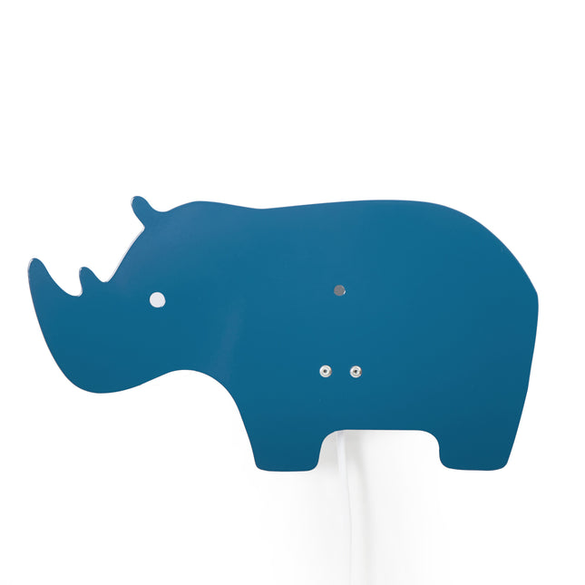 Roommate Wandlamp Babykamer Neushoorn Blue