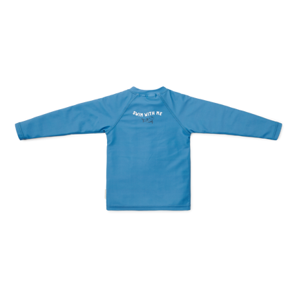 Little Dutch Zwem shirt lange mouw Blue Whale