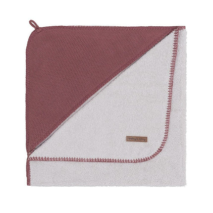 Baby's Only Badcape Baby Classic Stone Red 75x85cm