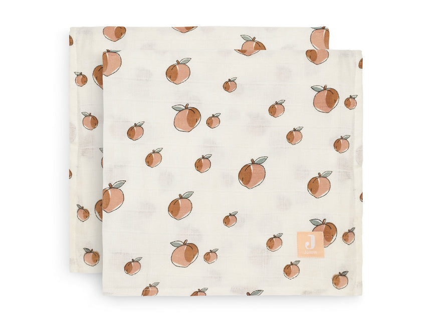 Jollein Hydrofiele Doek Peach 115x115cm 2st