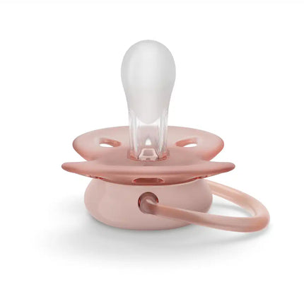 Philips Avent Fopspeen +0 Maanden Soft Grijs/Roze