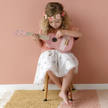 Little Dutch Gitaar pink