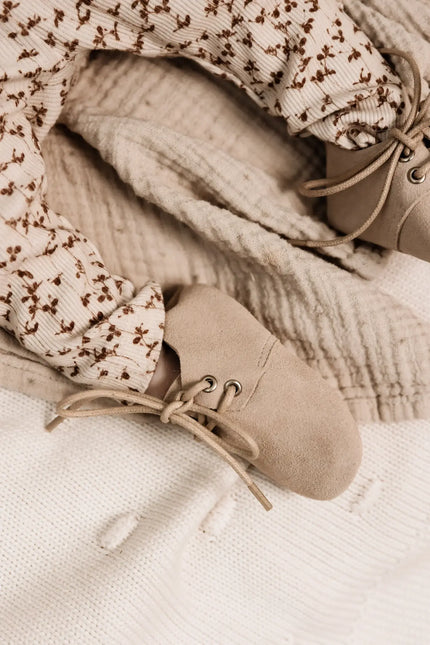 Baby Dutch Baby Schoentjes Nova Ecru Suede