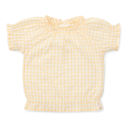 Little Dutch Baby Shirt Korte Mouwen Sunshine Checks