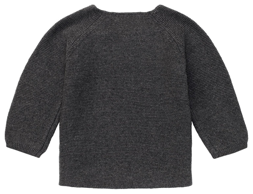 Noppies Baby Vestje Pino Dark Grey Melange